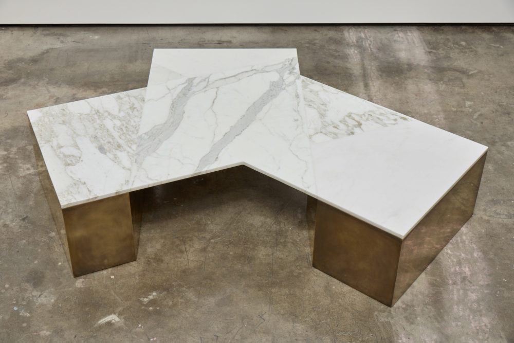 White Marble Coffee Table, 2018