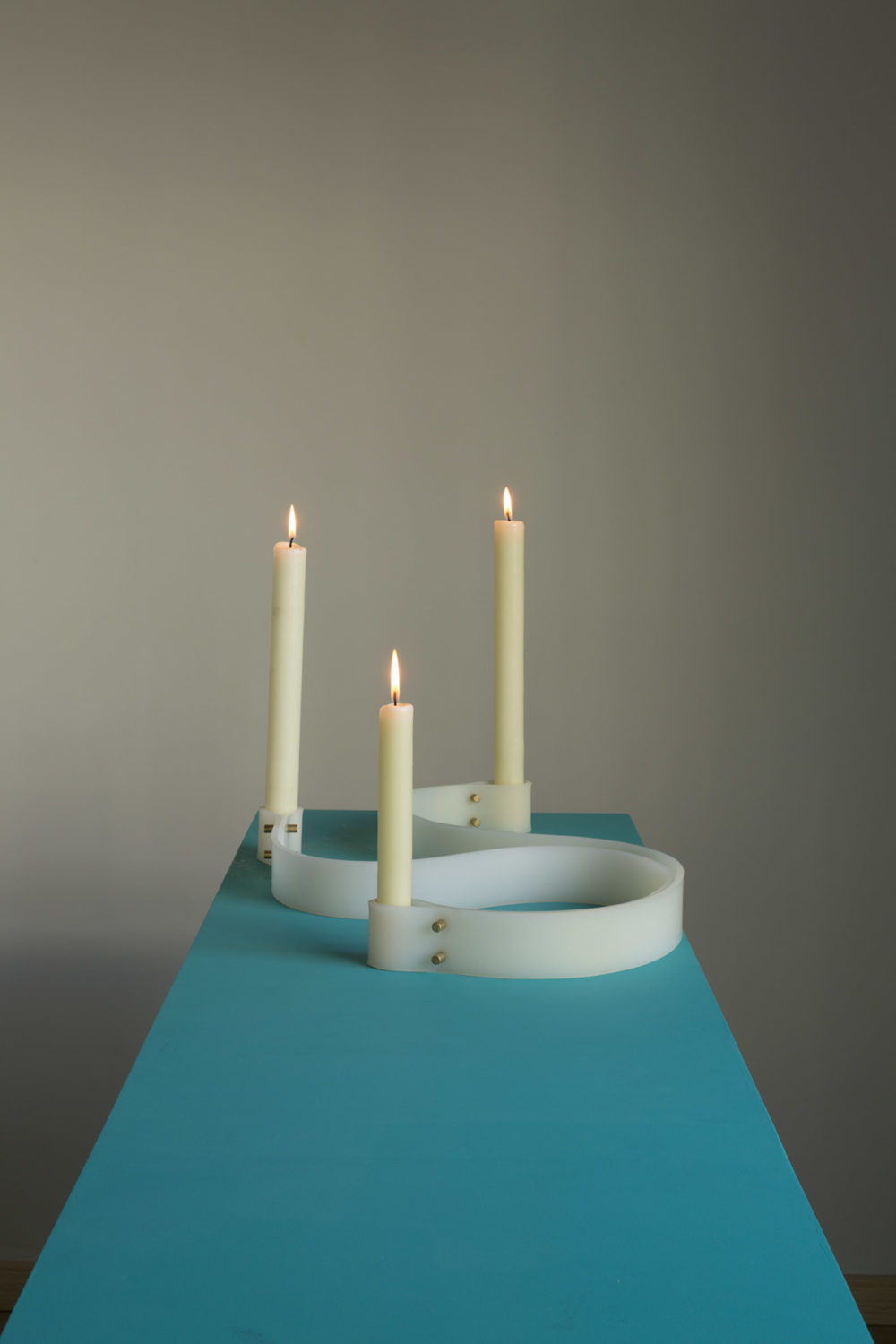 White Rubber Candle Holder Collection, 2019