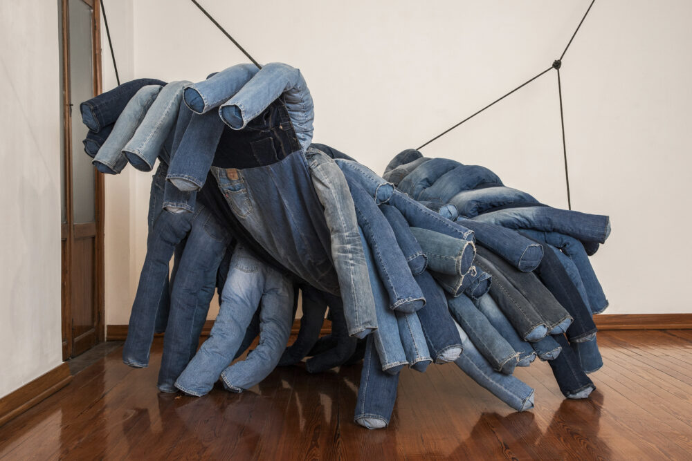 Vicky’s Blue Jeans Hammock, 2018